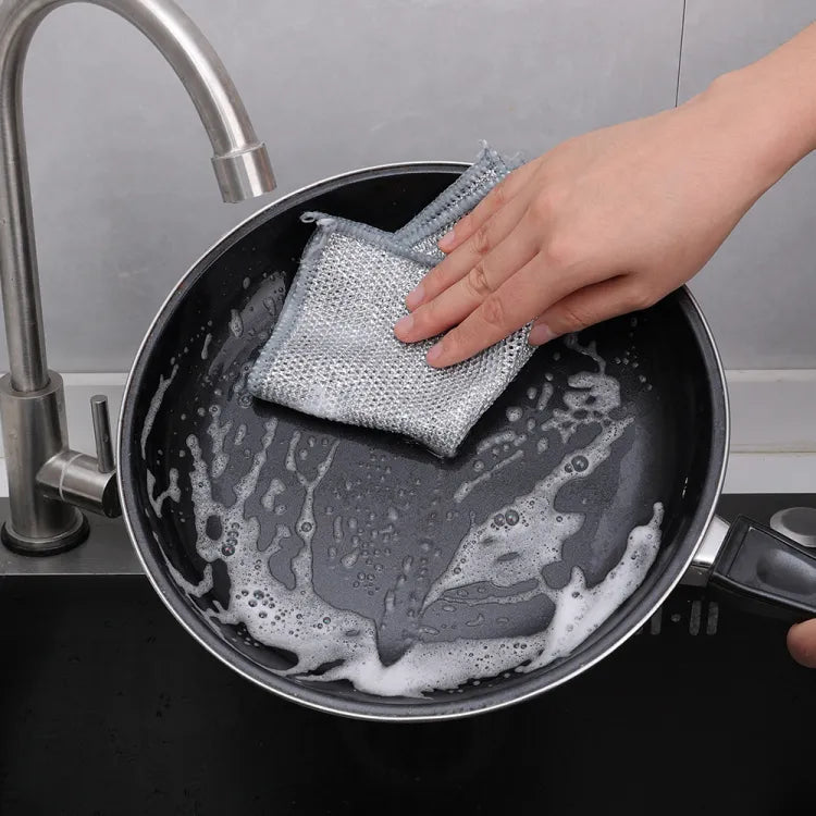 BuytheBliss® Non Scratch Steel Wire Dishcloth