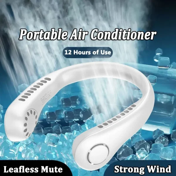 BuytheBliss® Mini Neck Portable Air Cooler Fan