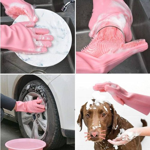 BuytheBliss® Original Magic Silicon Dish-washing Gloves