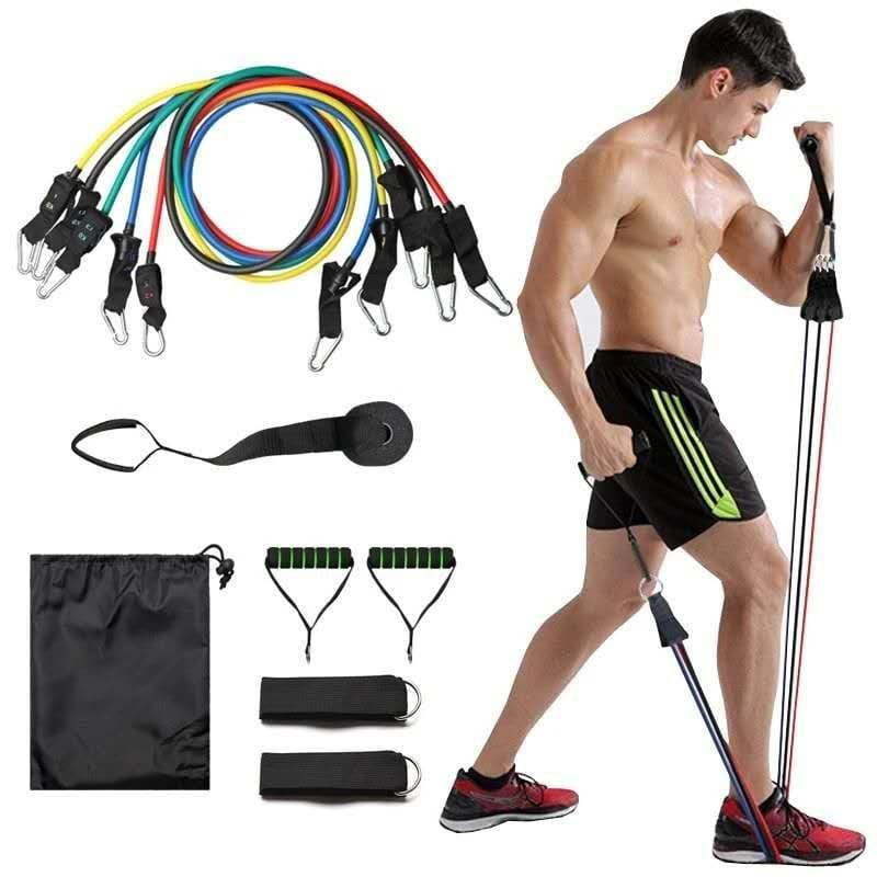 BuytheBliss® Power Exercise Resistance Band Set 5 In 1