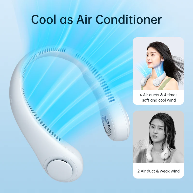 BuytheBliss® Mini Neck Portable Air Cooler Fan