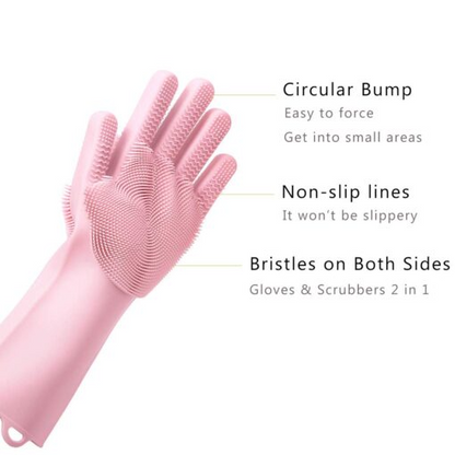 BuytheBliss® Original Magic Silicon Dish-washing Gloves