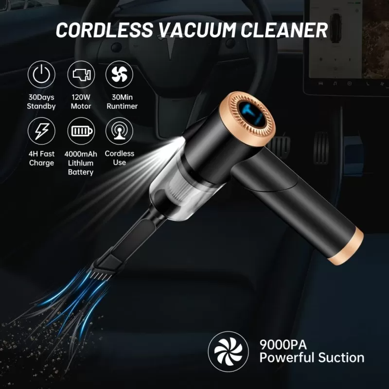 BuytheBliss® multifunctional 3 in 1 Mini Handheld Car Vacuum Cleaner