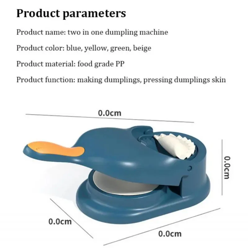 Samosa Maker 2 In 1 Efficient Dumpling Maker Manual Dough Presser (Free Home Delivery)