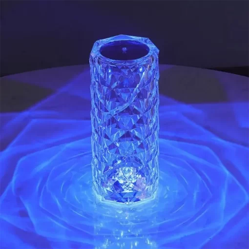 BuytheBliss® Crystal Lamp Diamond Light Projector 16 Colors Touch & Remote Control