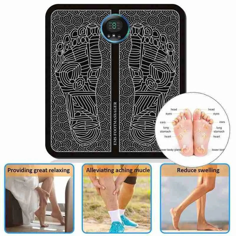 BuytheBliss® Electric EMS Foot Massager Pad