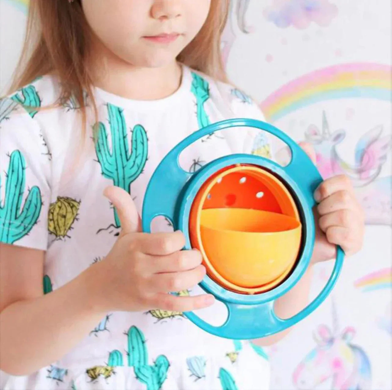 BuytheBliss® Gyro Bowl for kids | 360 Degree bowl