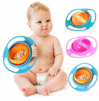 BuytheBliss® Gyro Bowl for kids | 360 Degree bowl