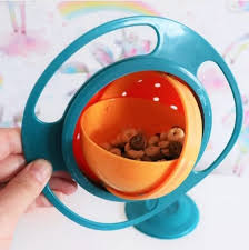 BuytheBliss® Gyro Bowl for kids | 360 Degree bowl